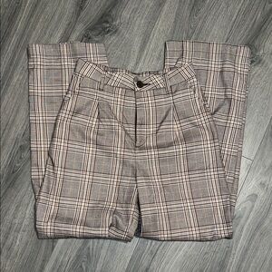 H&M High Waisted Plaid Trousers (Divided By H&M)